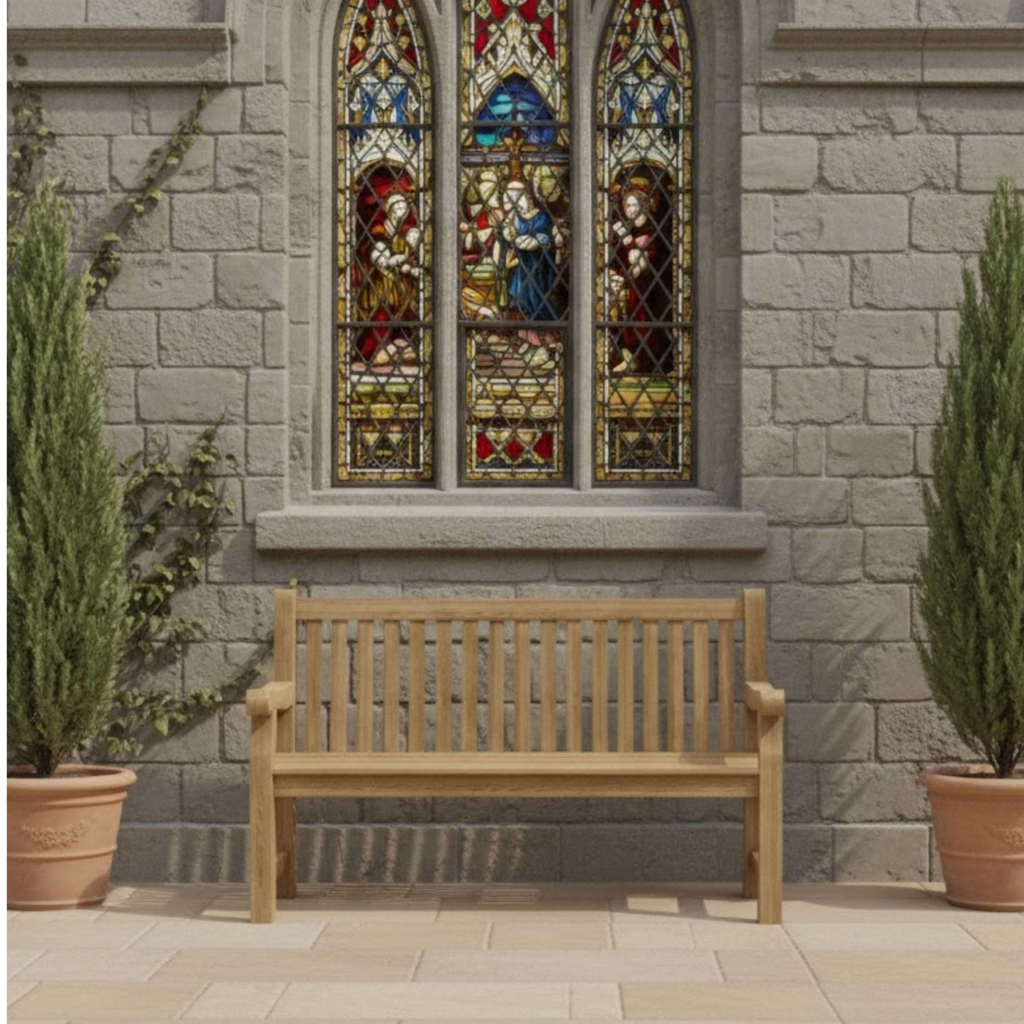 DEVONSHIRE 3-SEATER EXTRA THICK BENCH