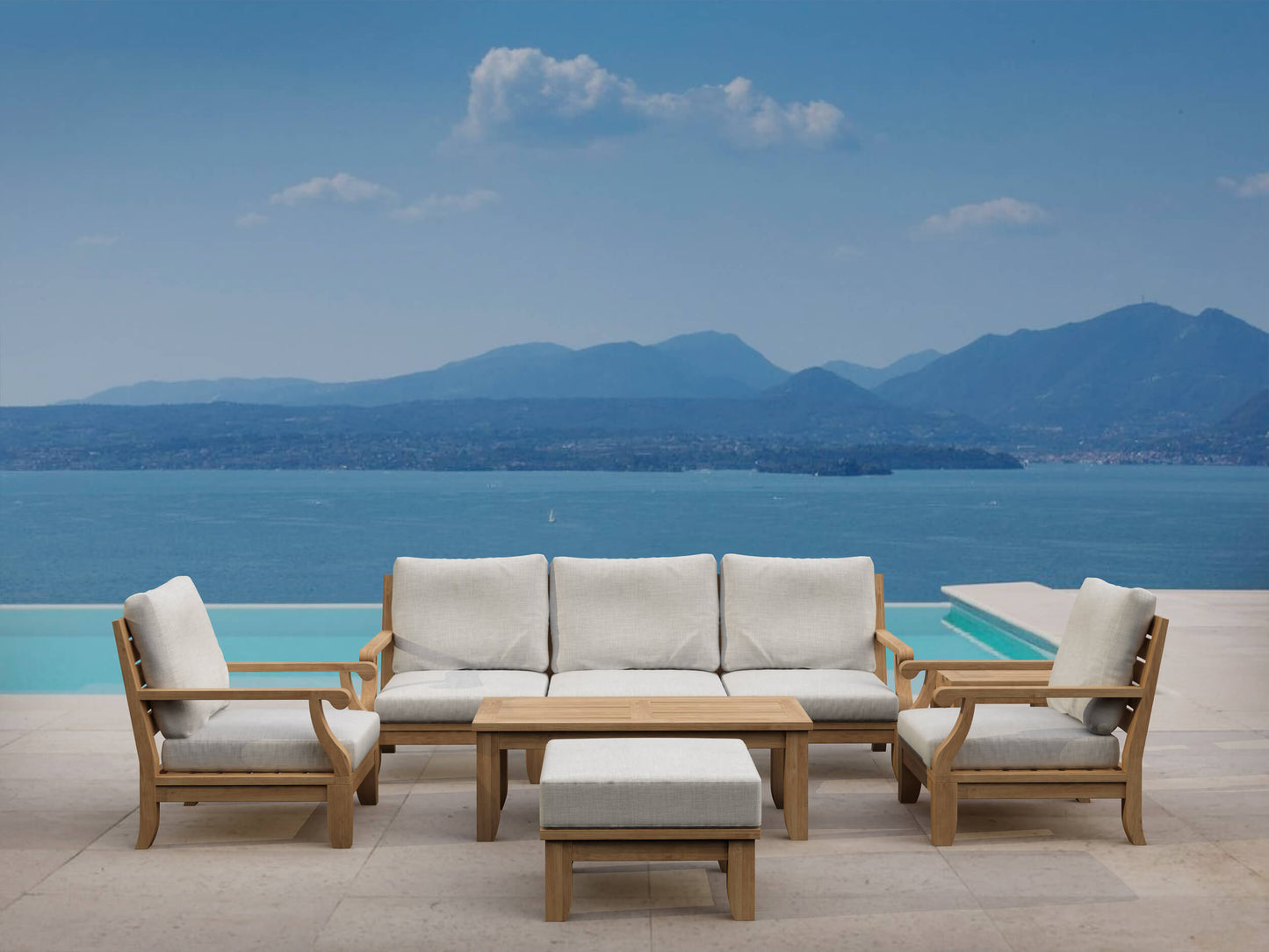 REPLACEMENT CUSHION SET-65 RIVIERA MODULAR DEEP SEATING SET