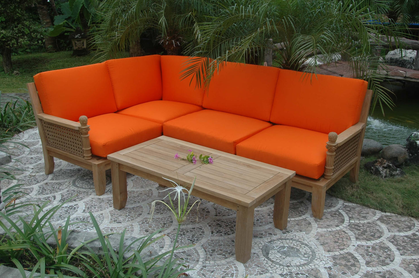 REPLACEMENT CUSHION SET-71 LUXE MODULAR DEEP SEATING SET