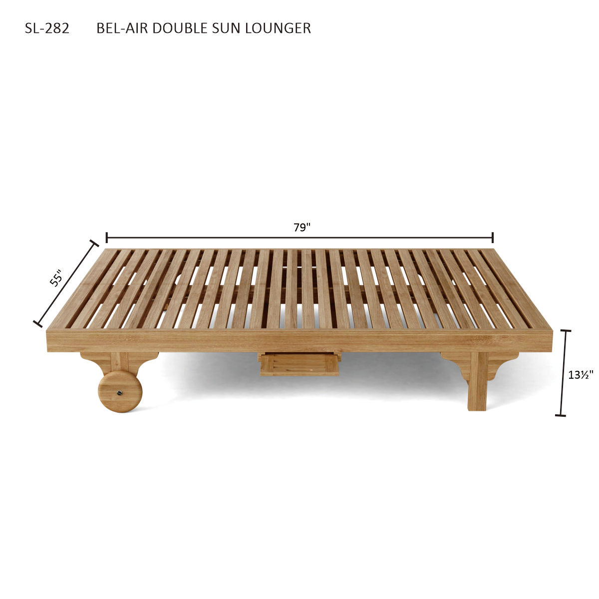 BEL-AIR DOUBLE SUN LOUNGER