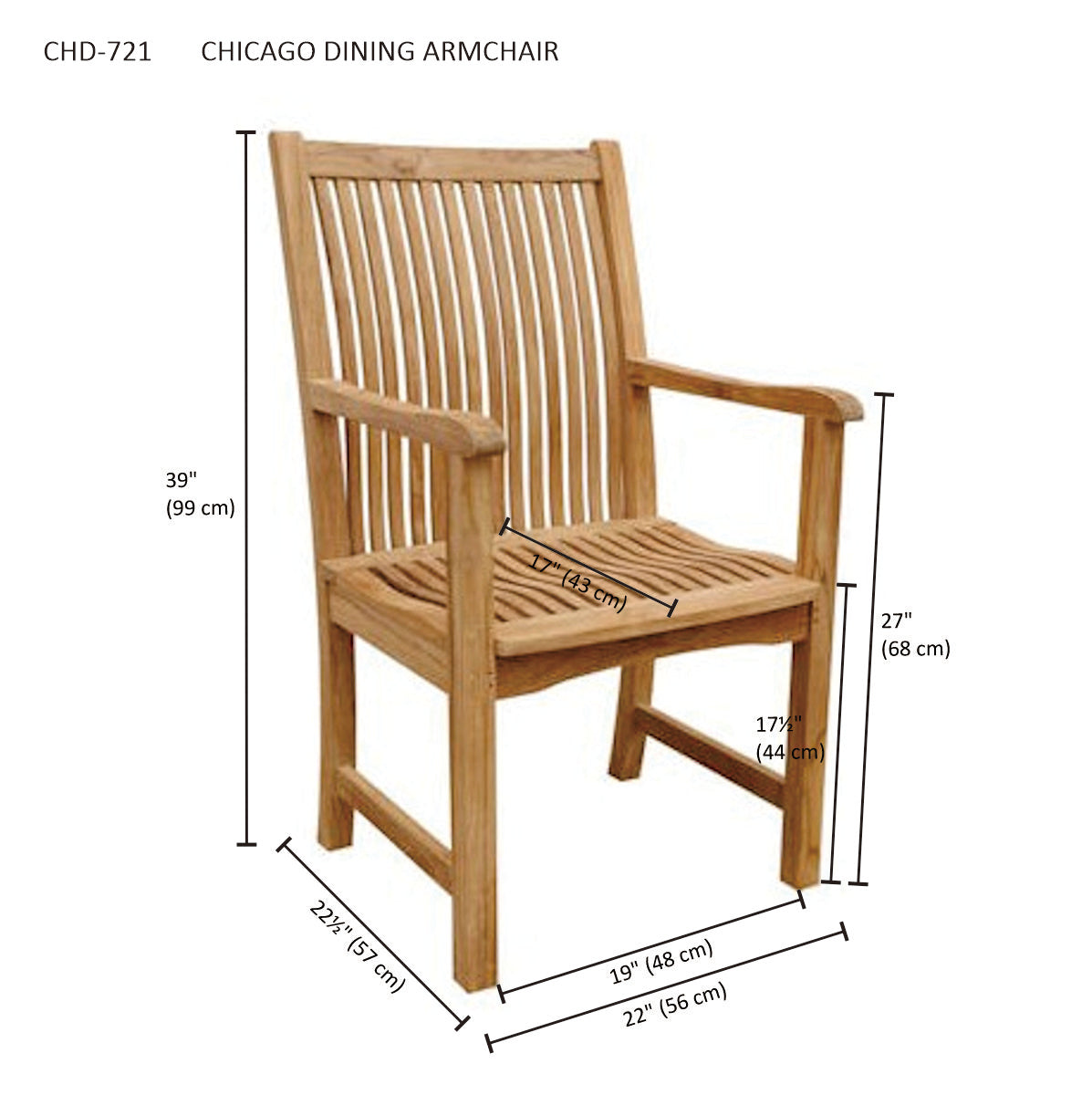 CHICAGO DINING ARMCHAIR
