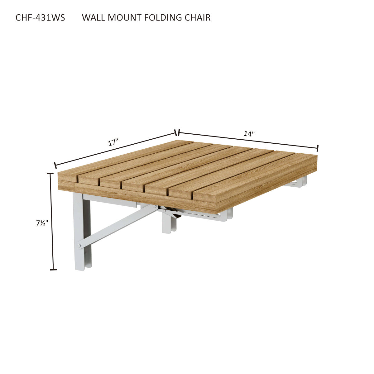 WALL MOUNT FOLDING CHAIR