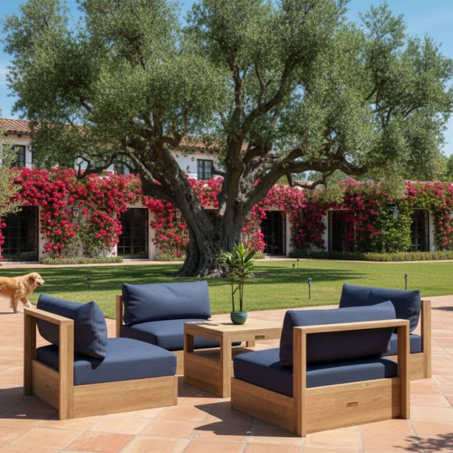 SET-151 COPACABANA MODULAR DEEP SEATING SET