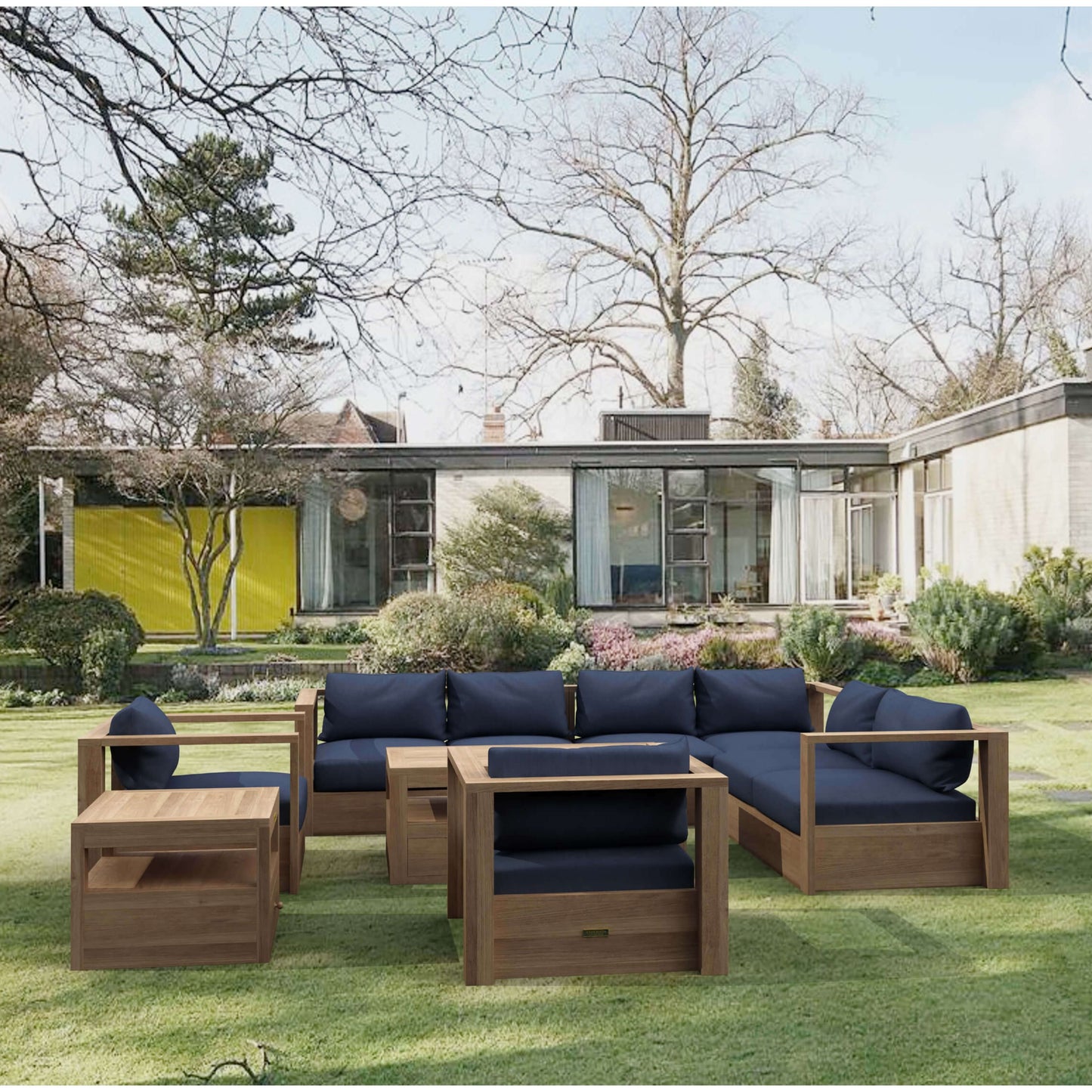 SET-153 COPACABANA MODULAR DEEP SEATING SET