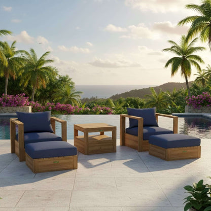 SET-154 COPACABANA MODULAR DEEP SEATING SET
