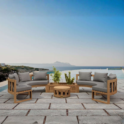 SET-809 CIRCULAR MODULAR DEEP SEATING