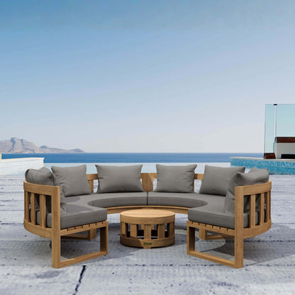 SET-810 CIRCULAR MODULAR DEEP SEATING