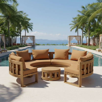 SET-810 CIRCULAR MODULAR DEEP SEATING