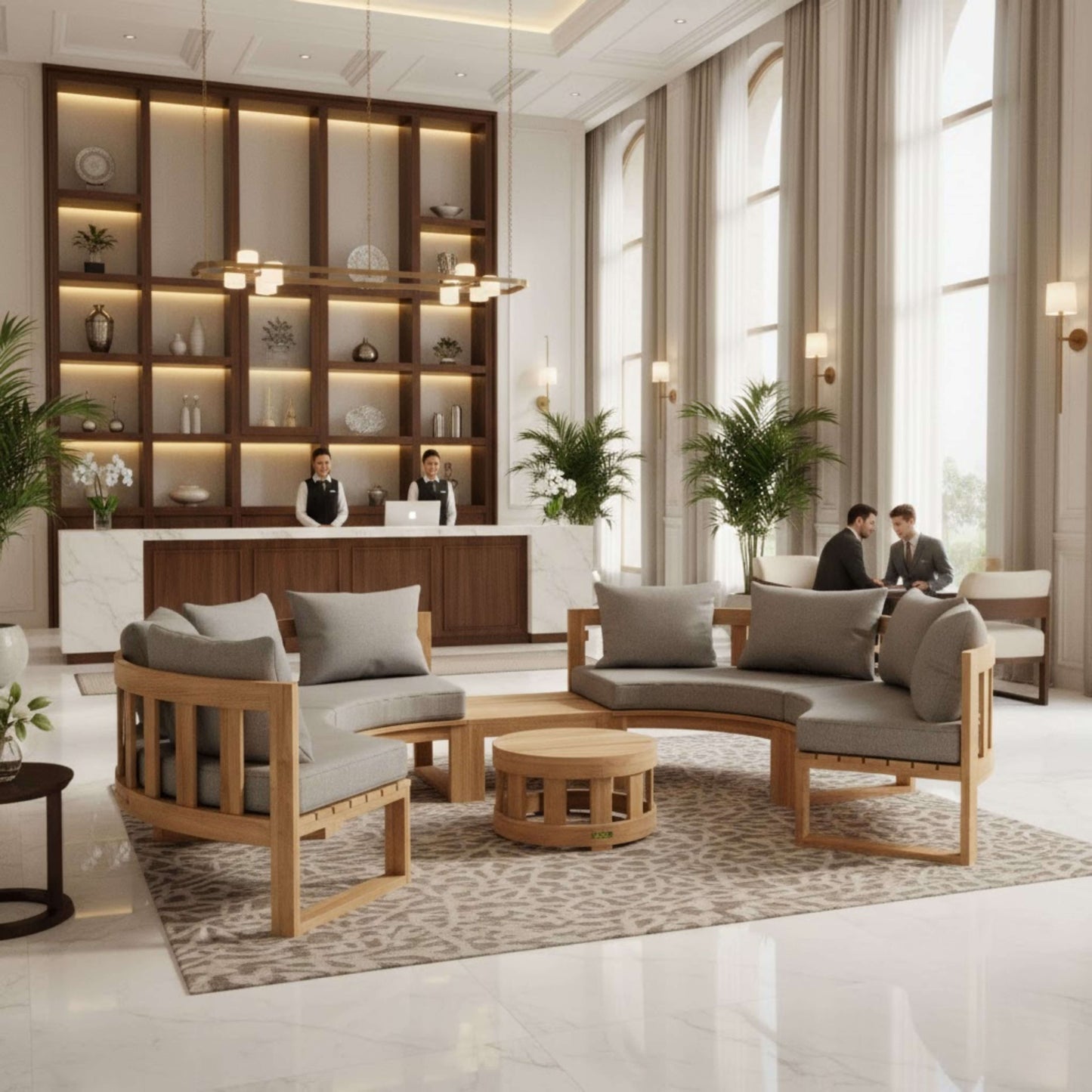 SET-811 CIRCULAR MODULAR DEEP SEATING