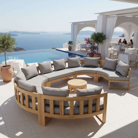 SET-812 CIRCULAR MODULAR DEEP SEATING