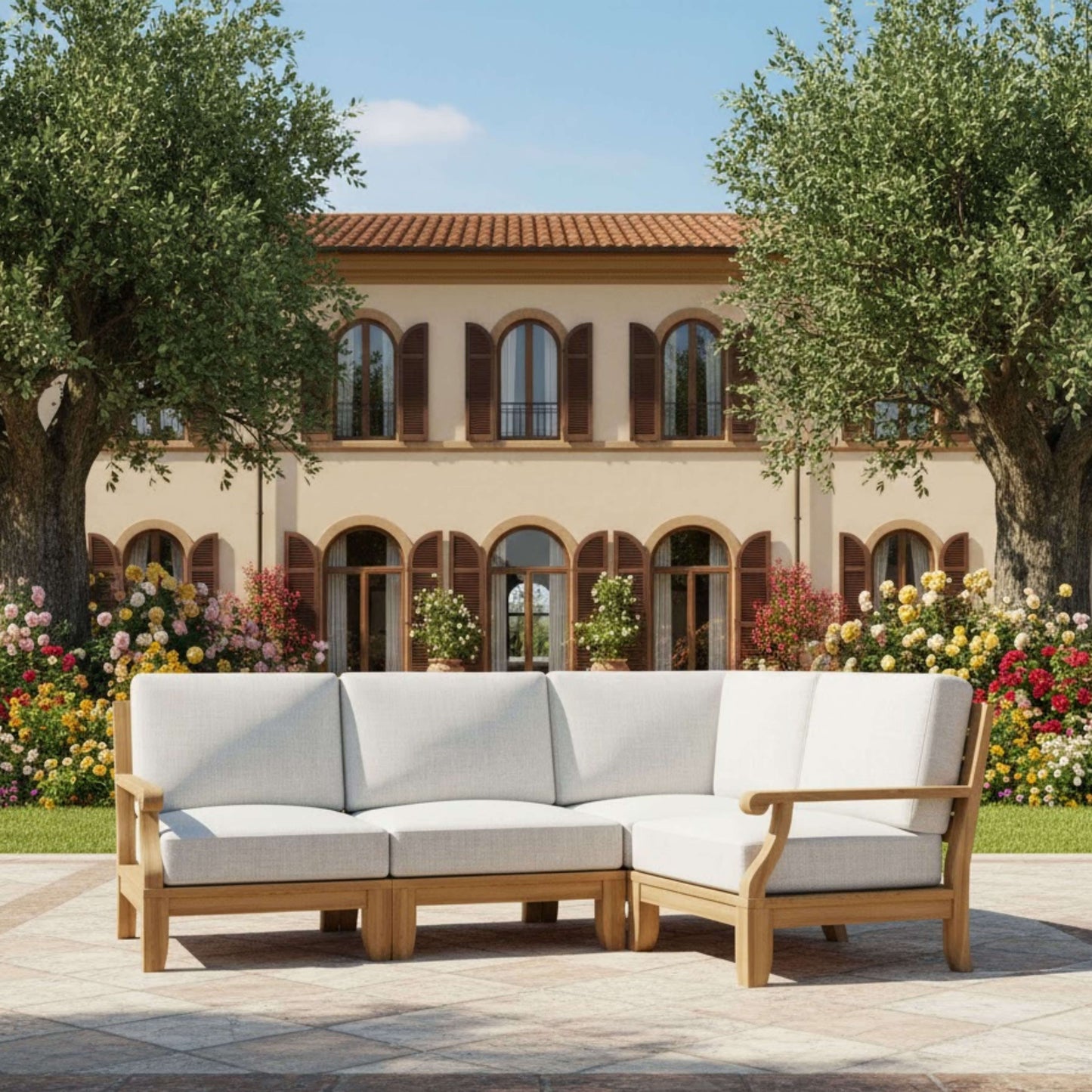 SET-95 RIVIERA MODULAR DEEP SEATING SET