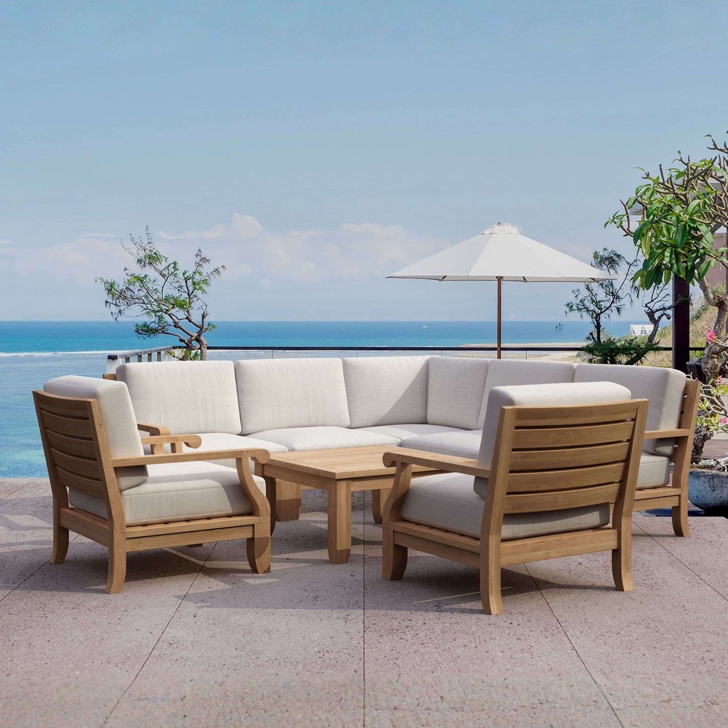 SET-94 RIVIERA MODULAR DEEP SEATING SET