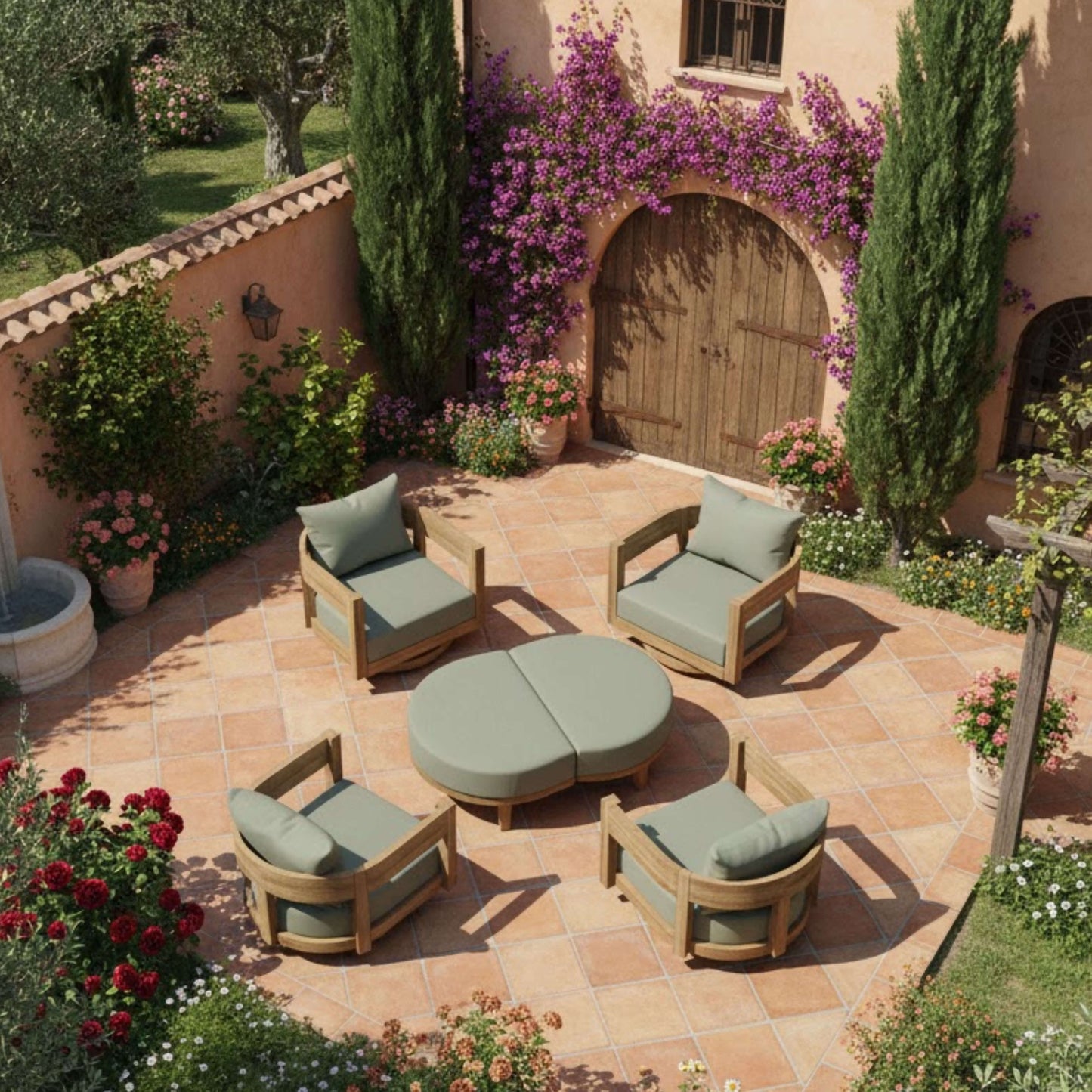 SET-174 6-PC CORONADO DEEP SEATING SET