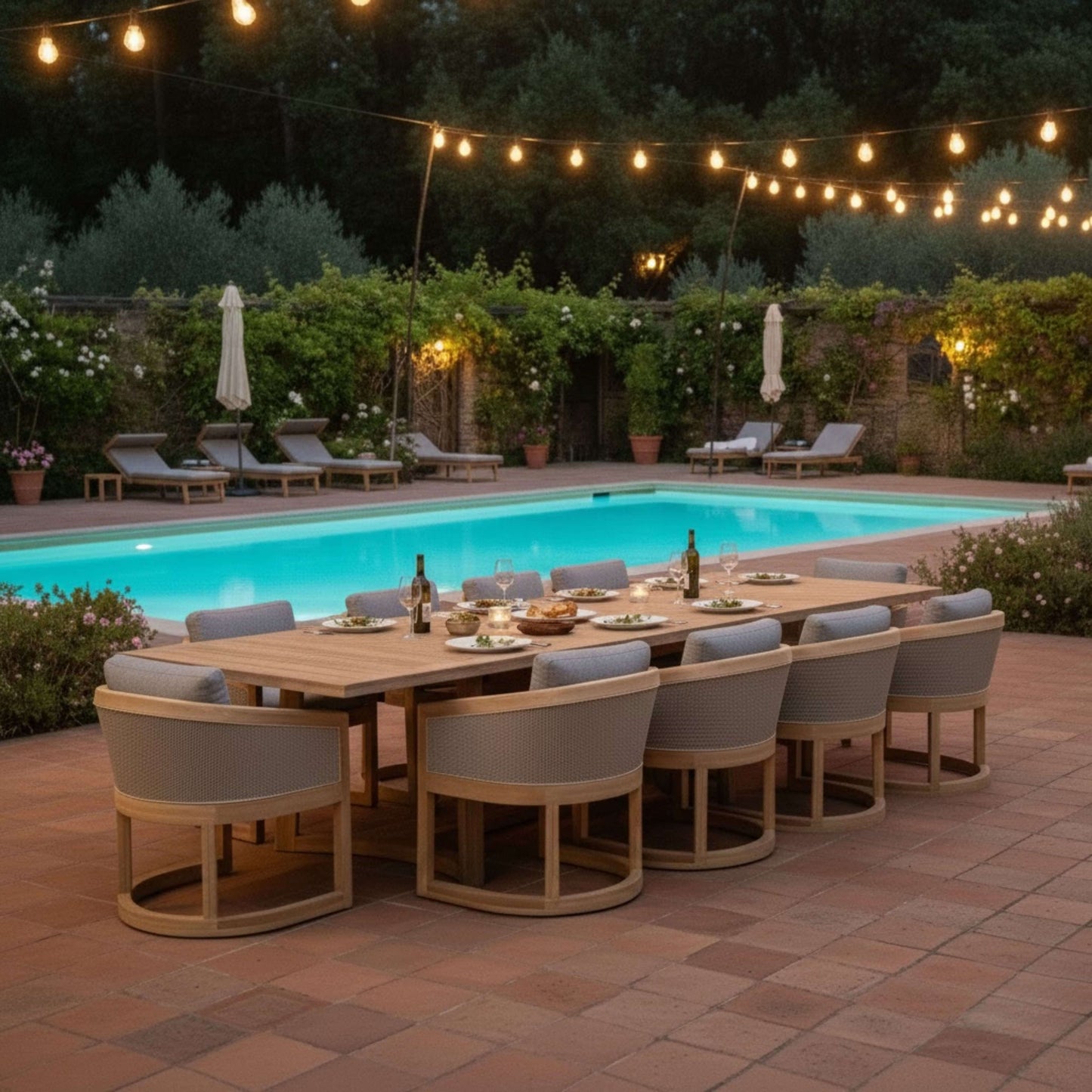 11-PC CATANIA DINING SET