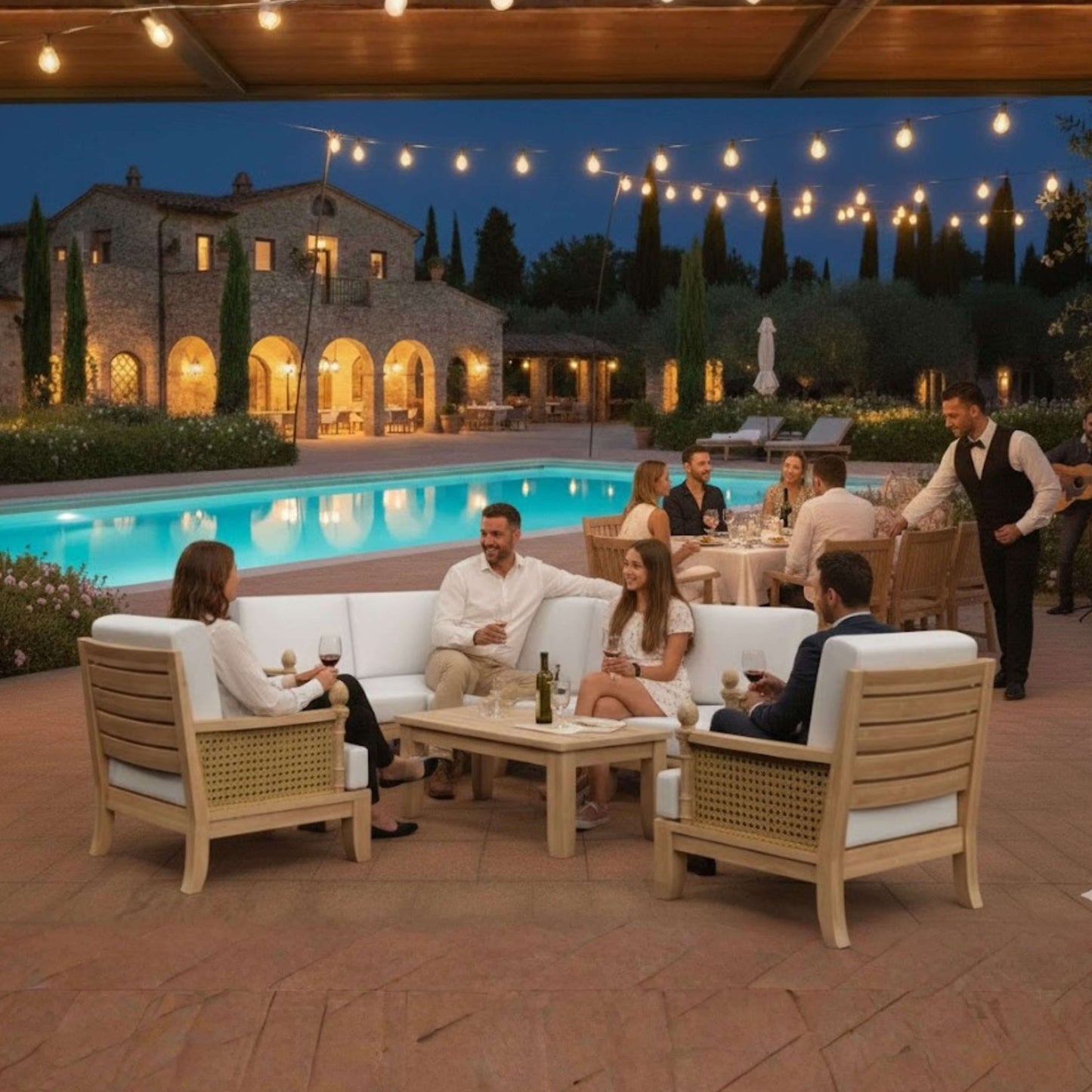 SET-73 LUXE MODULAR DEEP SEATING SET