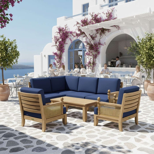 SET-73 LUXE MODULAR DEEP SEATING SET