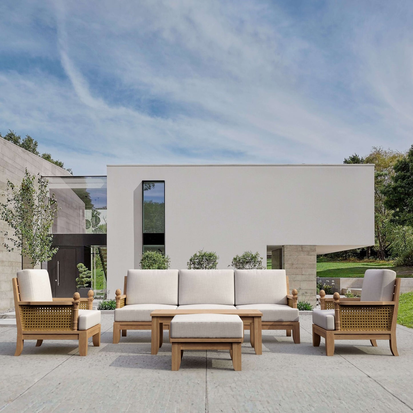SET-68 LUXE MODULAR DEEP SEATING SET