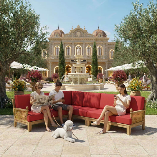 SET-67 LUXE MODULAR DEEP SEATING SET