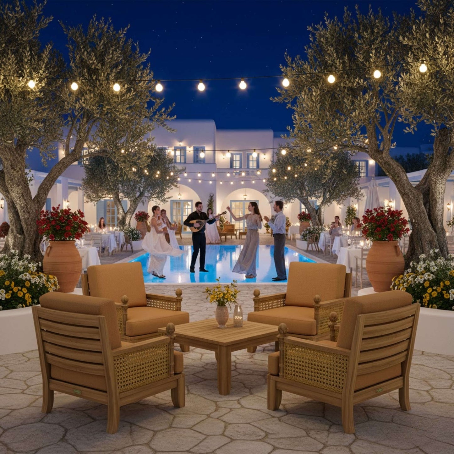 SET-55 LUXE MODULAR DEEP SEATING SET