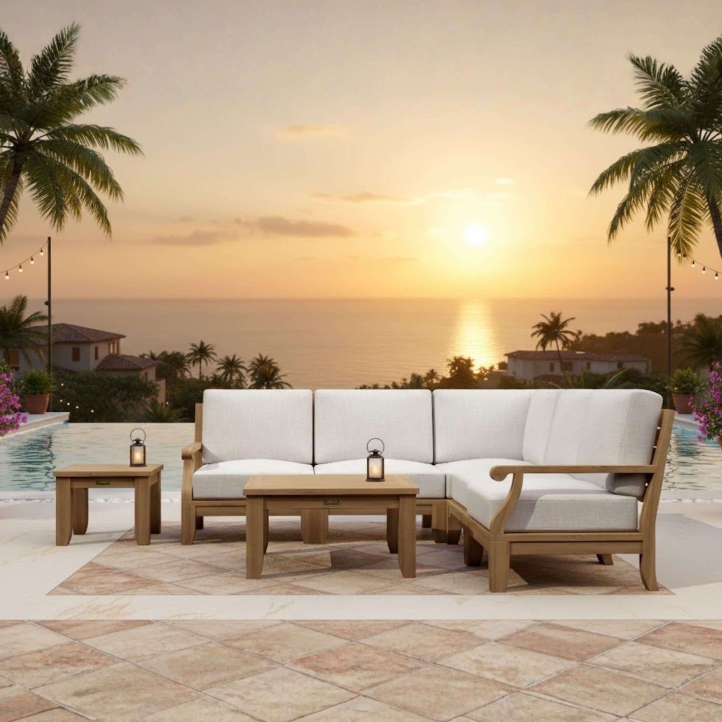 SET-96 RIVIERA MODULAR DEEP SEATING SET