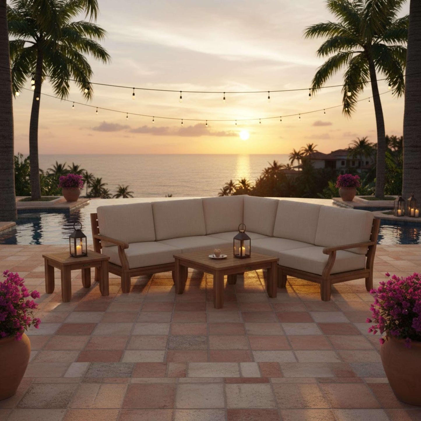 SET-96 RIVIERA MODULAR DEEP SEATING SET