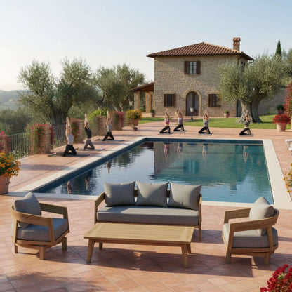 SET-370 TOSCANA 4-PC DEEP SEATING SET