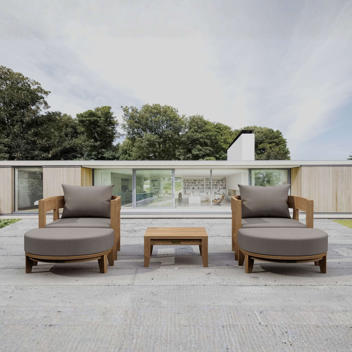 SET-172 5-PC CORONADO DEEP SEATING SET