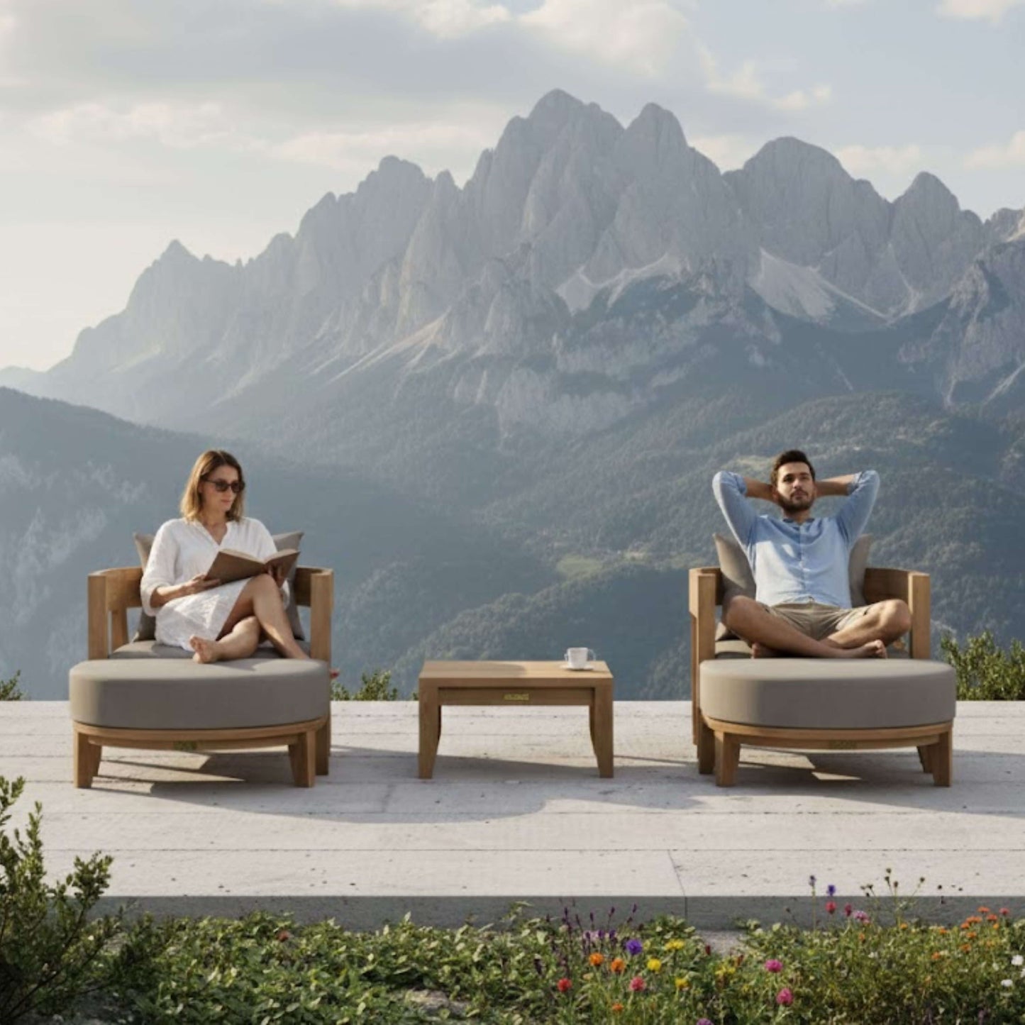 SET-172 5-PC CORONADO DEEP SEATING SET