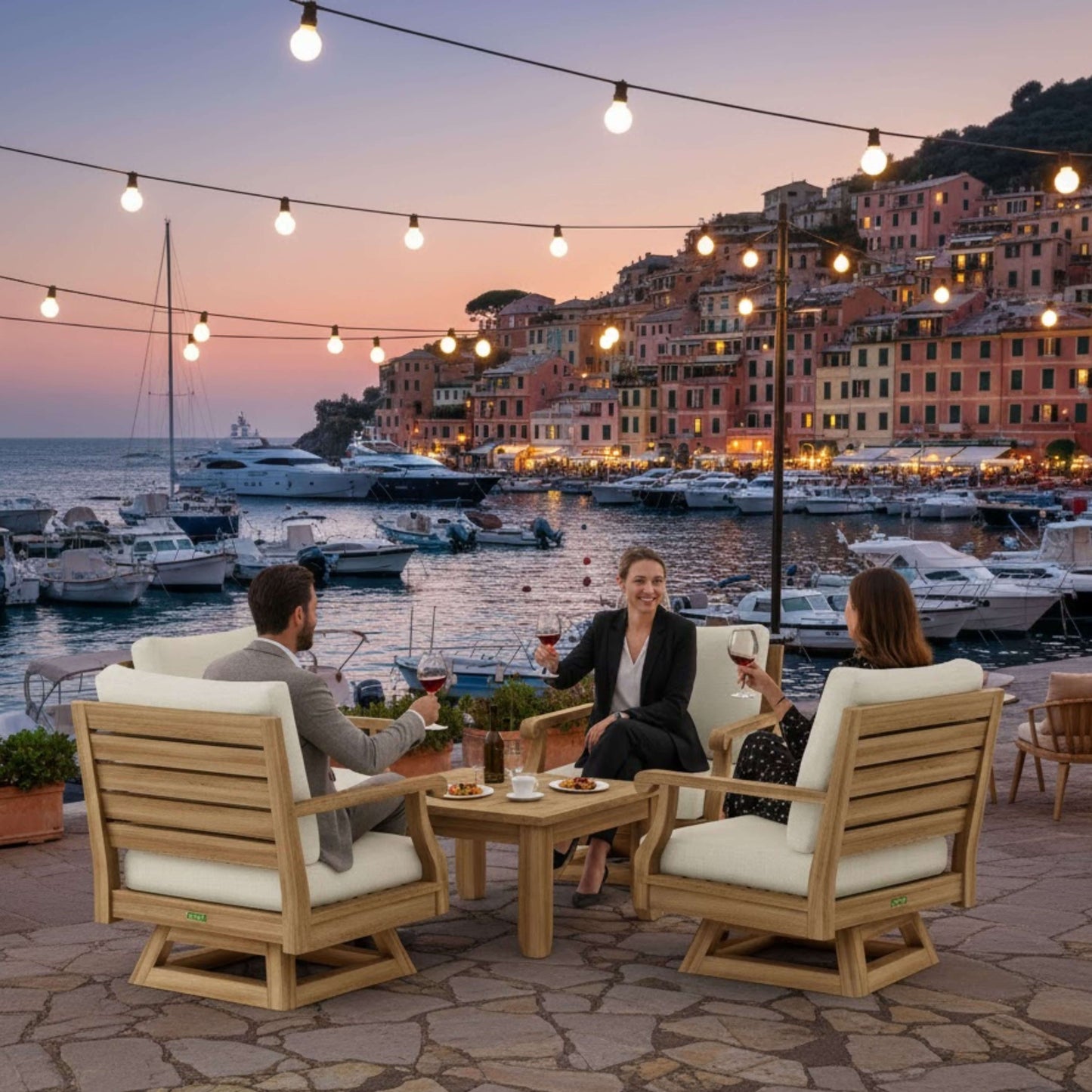 SET-98C RIVIERA MODULAR DEEP SEATING SET