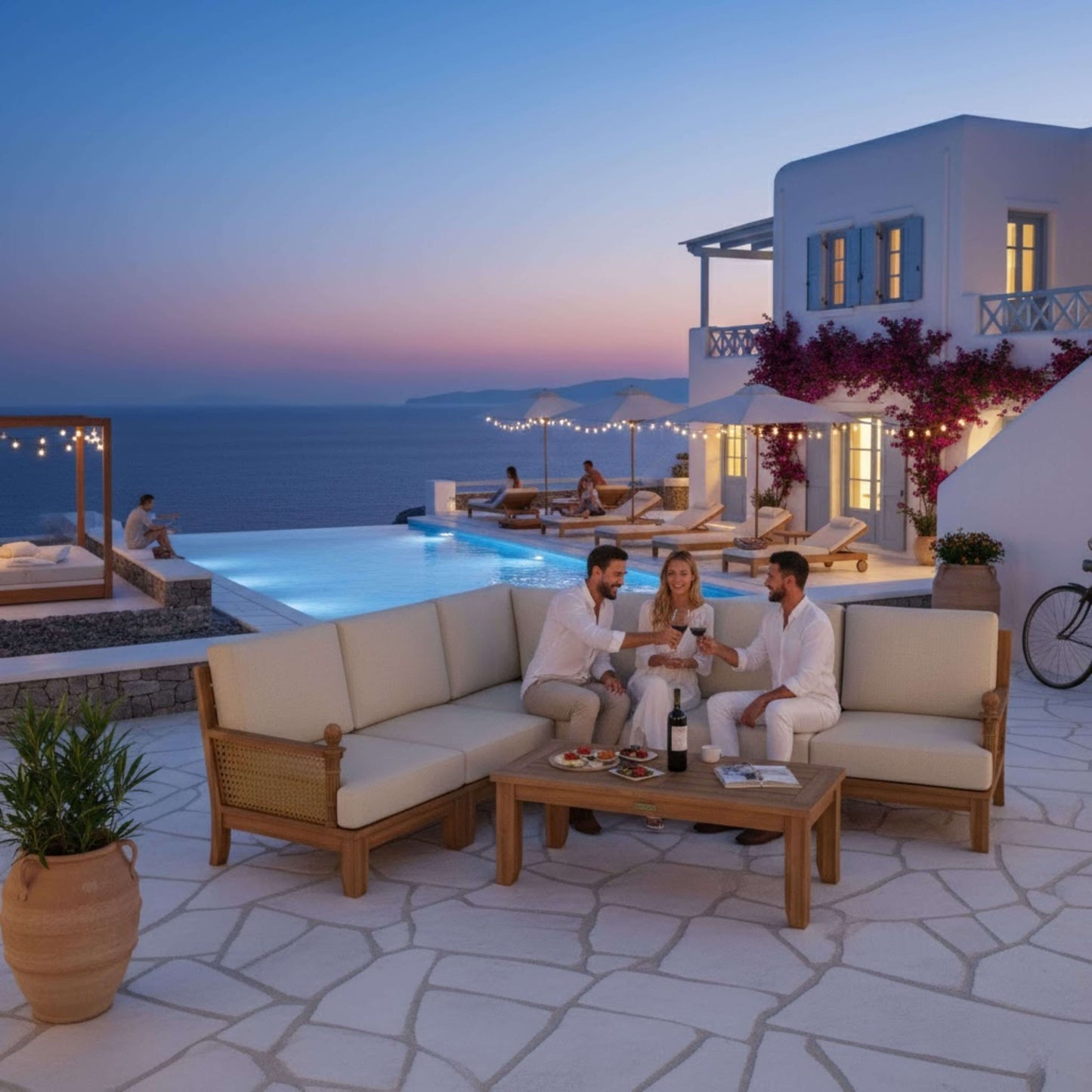 SET-72 LUXE MODULAR DEEP SEATING SET