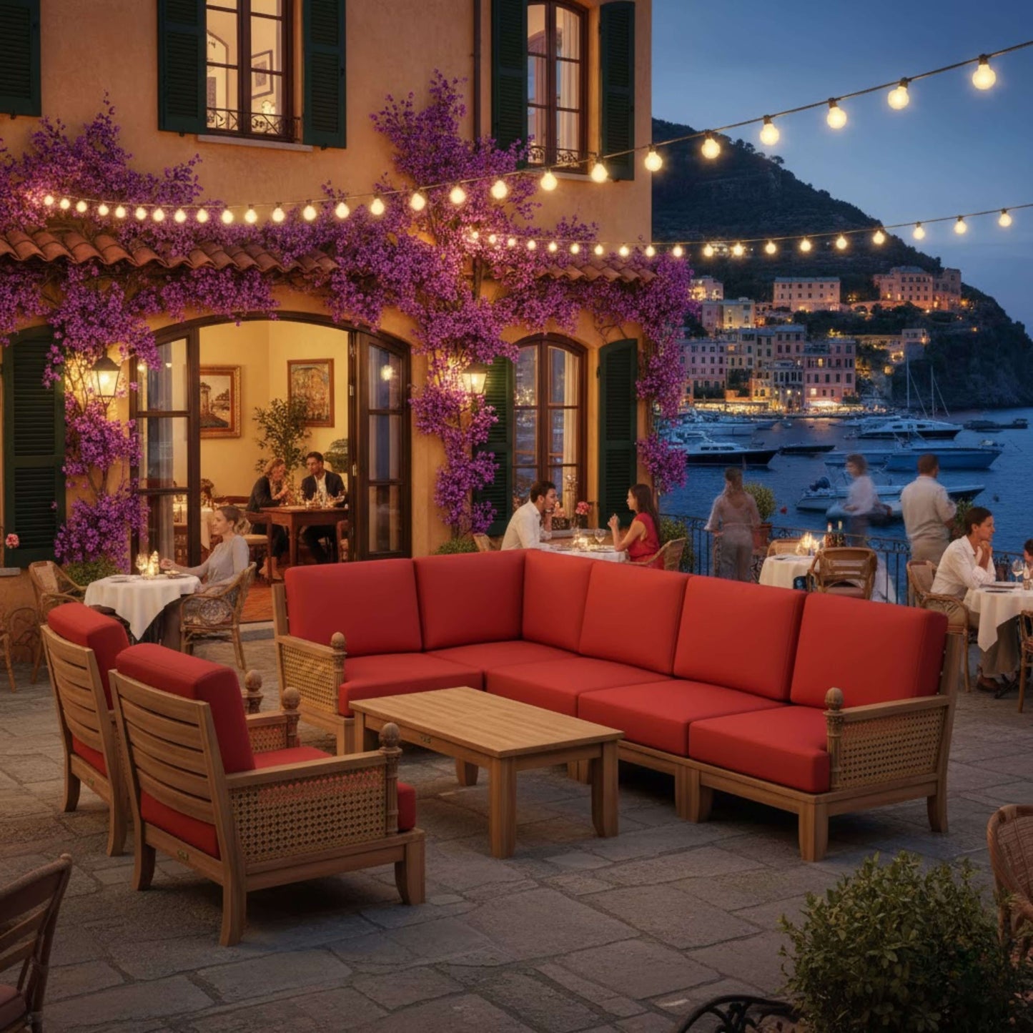 SET-74 LUXE MODULAR DEEP SEATING SET