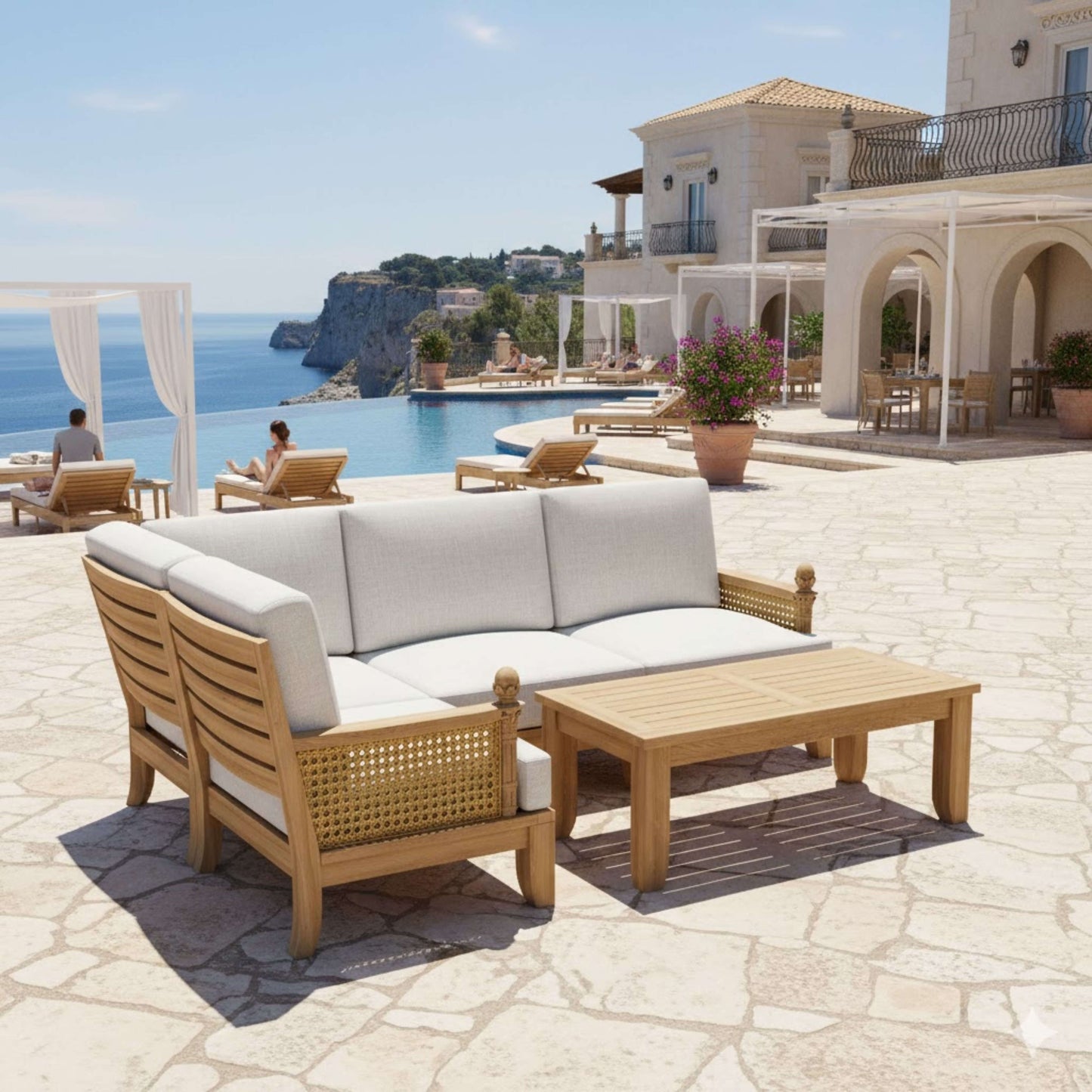 SET-71 LUXE MODULAR DEEP SEATING SET