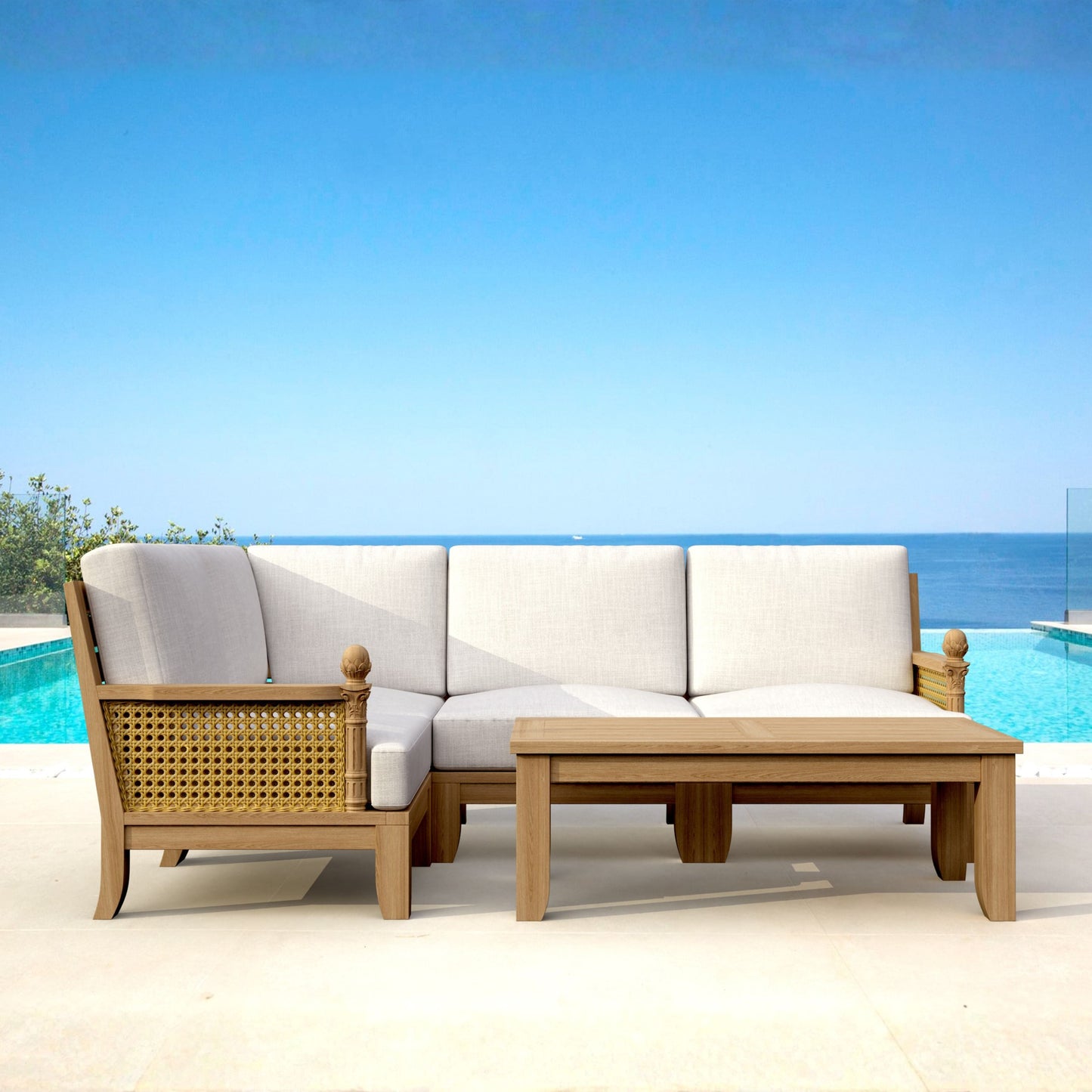 SET-71 LUXE MODULAR DEEP SEATING SET
