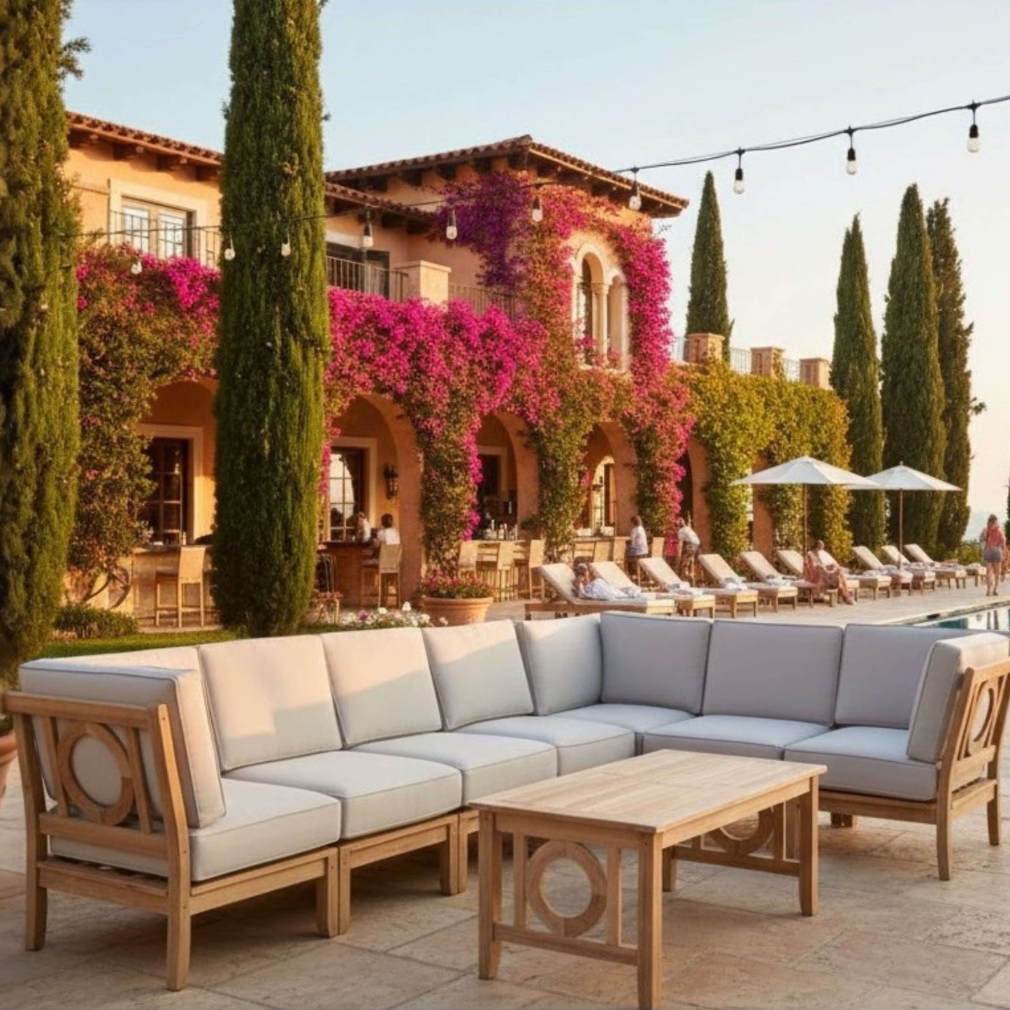 SET-136 NATSEPA MODULAR DEEP SEATING SET