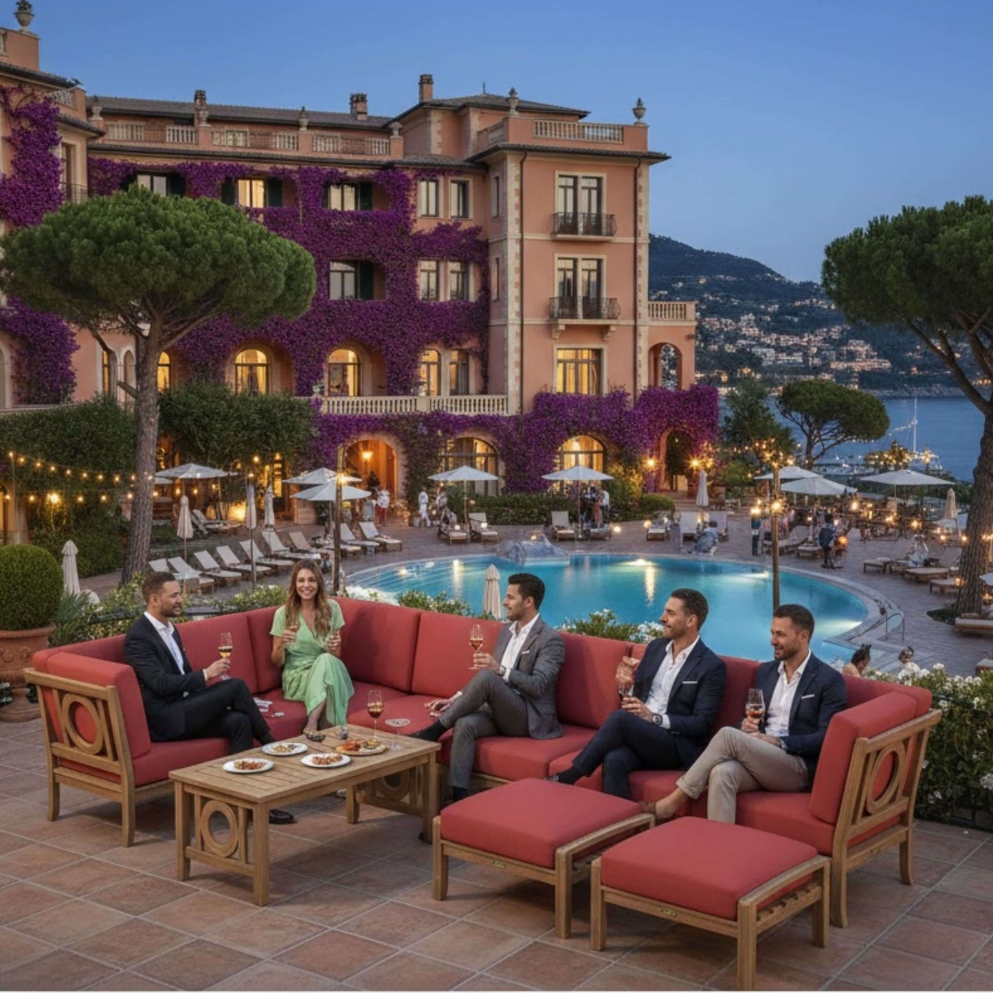 SET-138 NATSEPA MODULAR DEEP SEATING SET