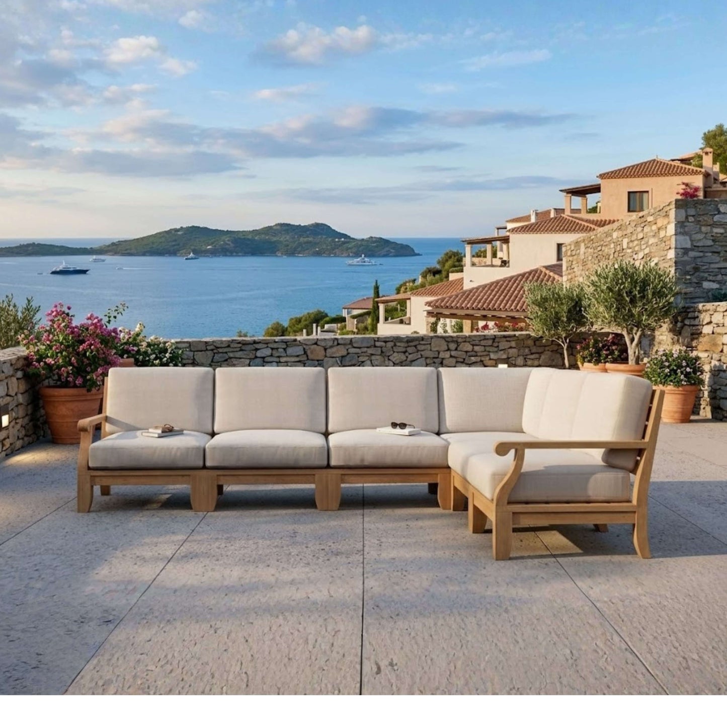 SET-69 RIVIERA MODULAR DEEP SEATING SET