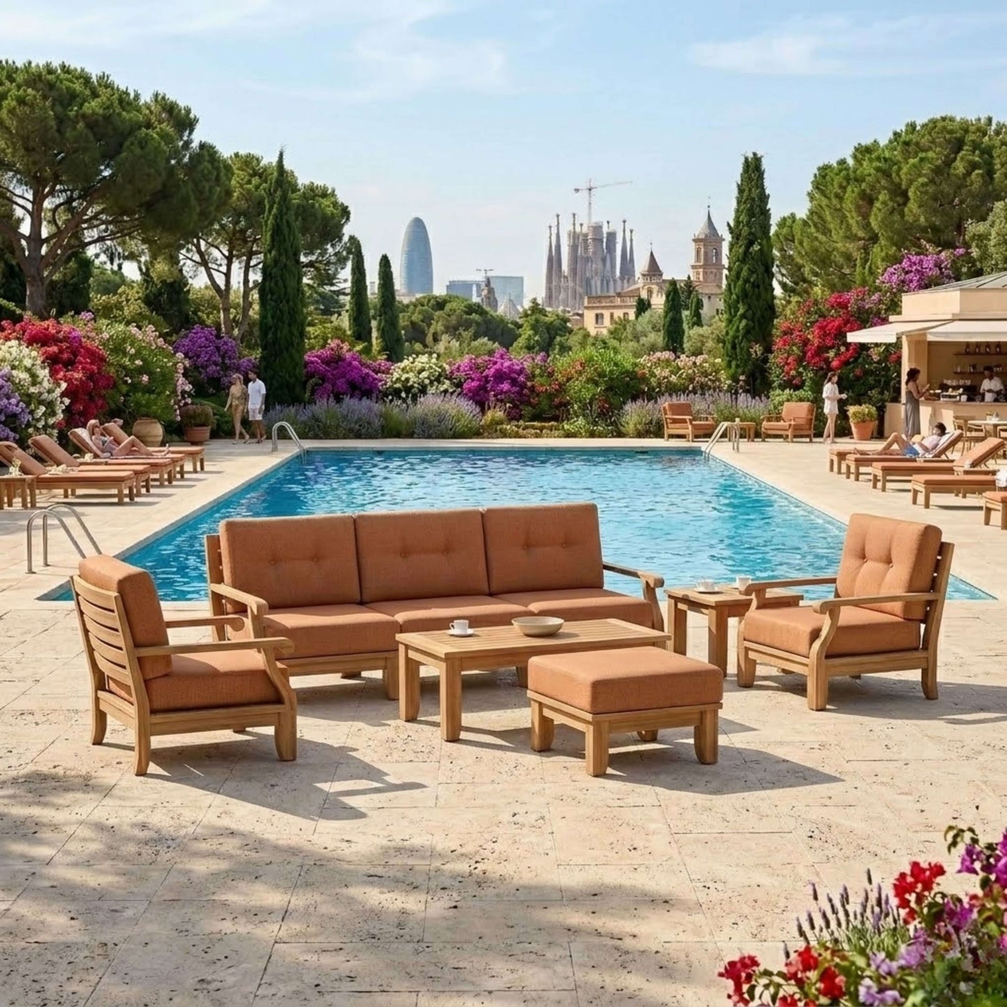 SET-65 RIVIERA MODULAR DEEP SEATING SET