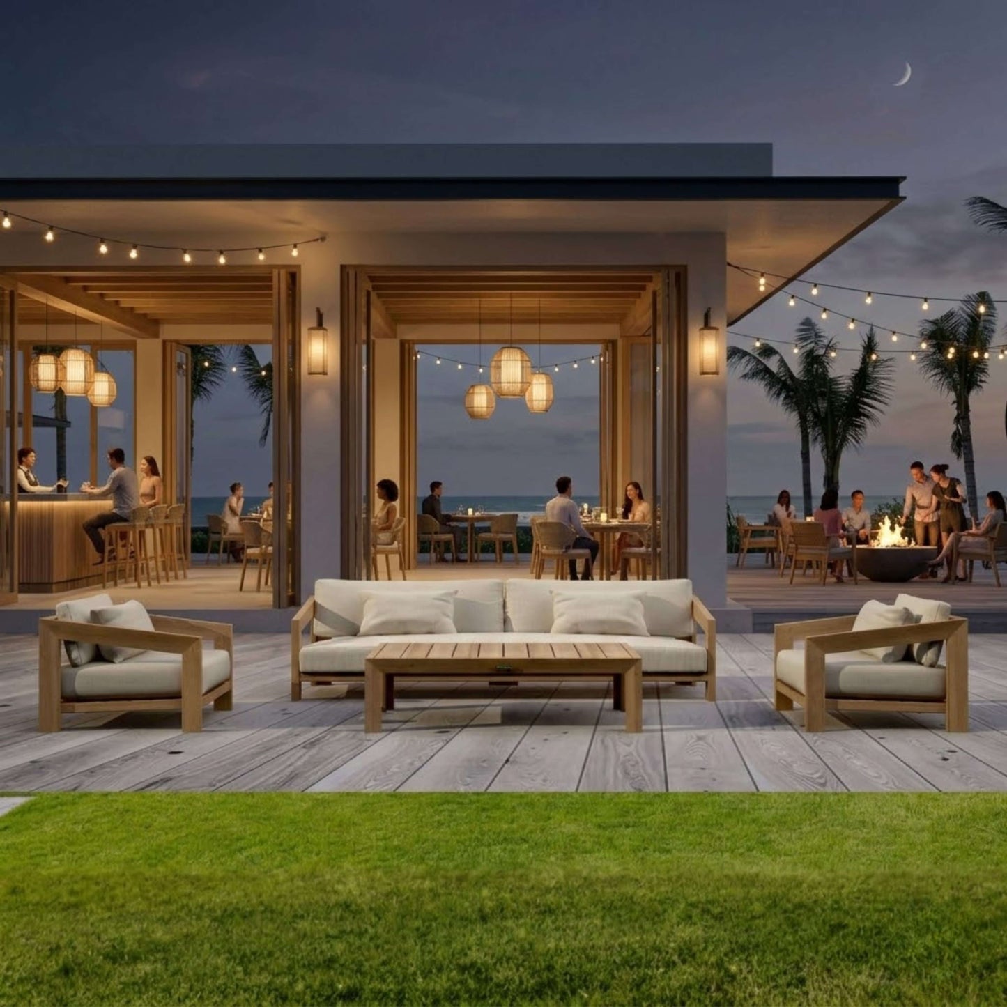 SET-851 SMYRNA DEEP SEATING SET