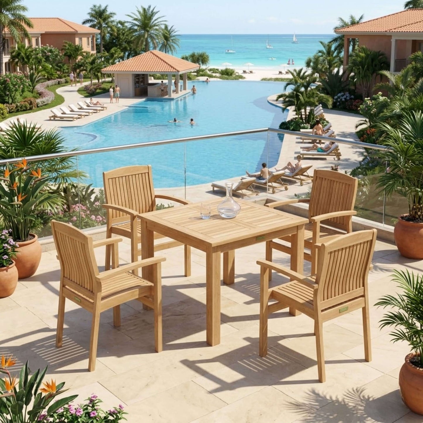 SET-21 BISTRO TABLE SET