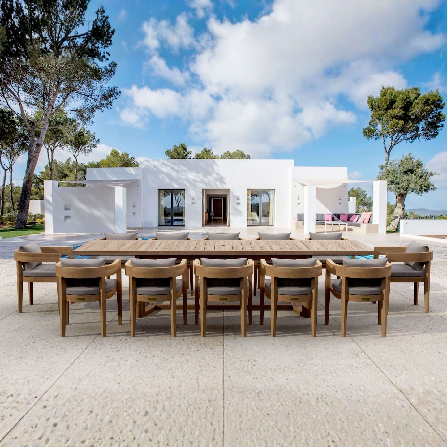 SET-175 13-PC CORONADO DINING EXTENSION TABLE