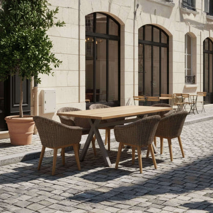 SET-39A ALURA PADUA DINING TABLE 7-PC SET