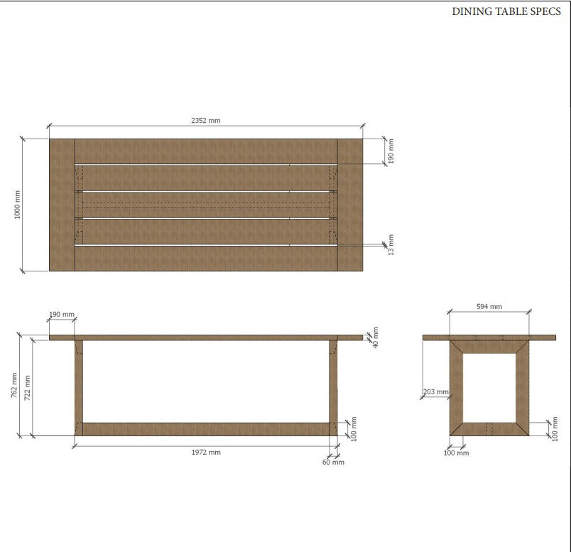 SMYRNA DINING TABLE