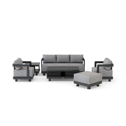 SET-901-AL 6-PC GRANADA ALUMINUM DEEP SEATING