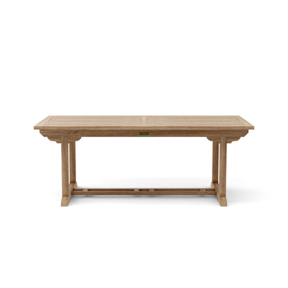 BAHAMA 118″ RECTANGULAR EXTENSION TABLE