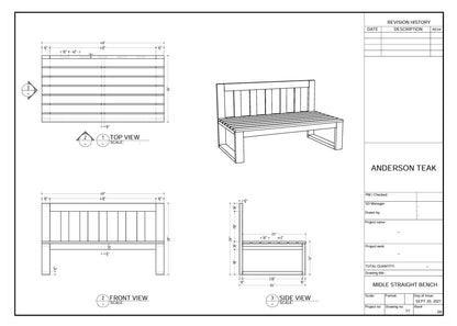 STRAIGHT MODULAR DEEP SEATING