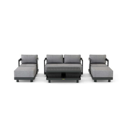 SET-902-AL 6-PC GRANADA ALUMINUM DEEP SEATING