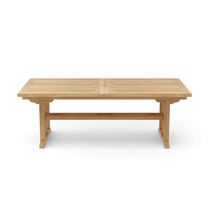 SAHARA 126″ RECTANGULAR DOUBLE EXTENSION TABLE