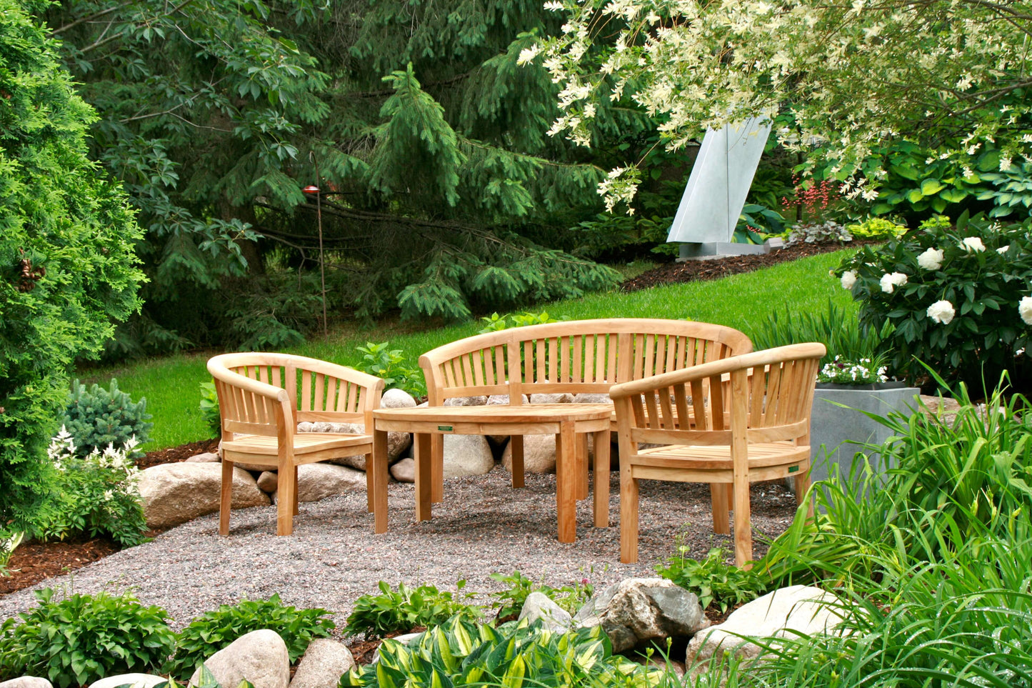 CURVE 3-SEATER EXTRA THICK BENCH