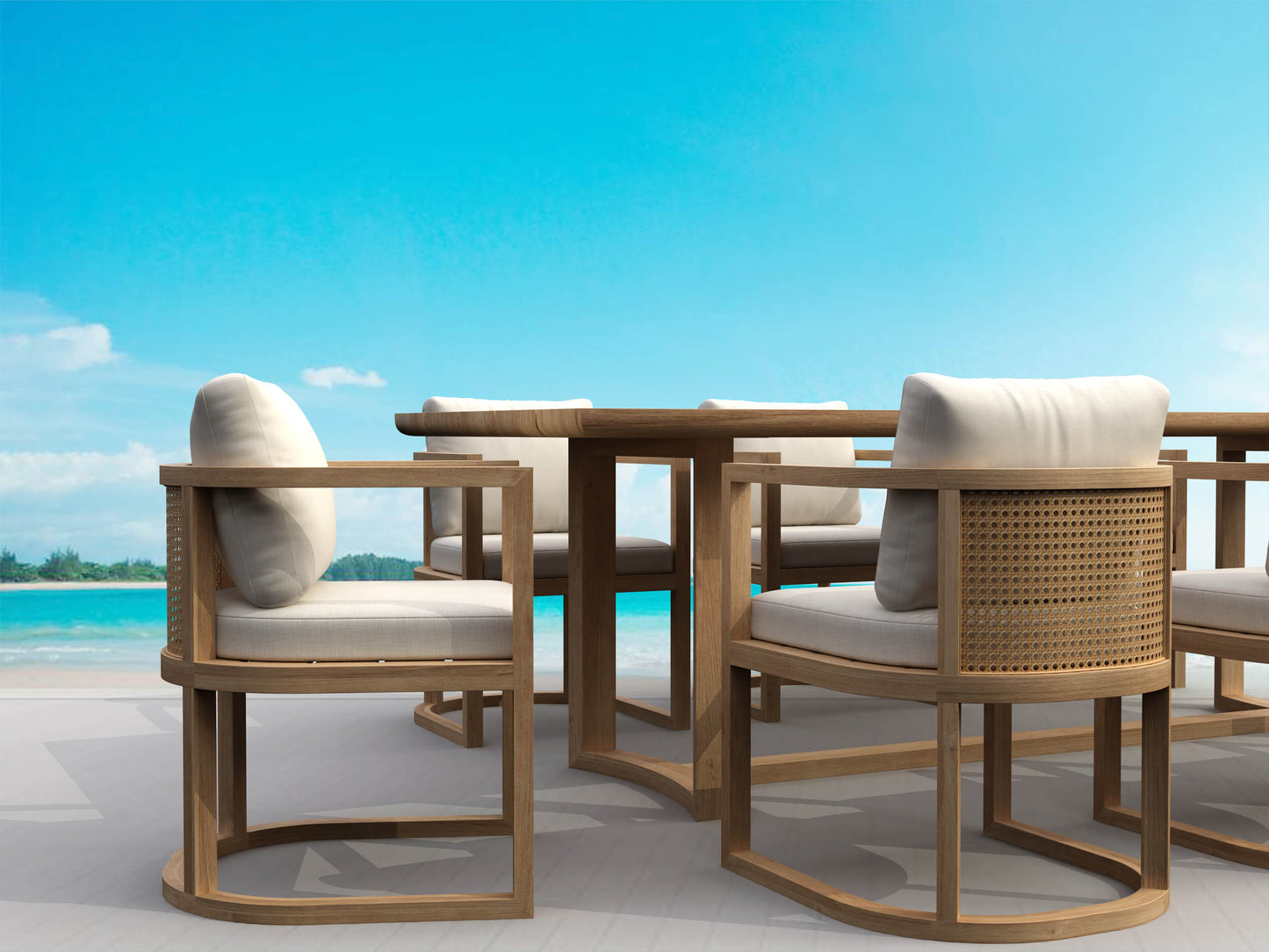 REPLACEMENT CUSHION SET-223 JUNUS DEEP SEATING SET