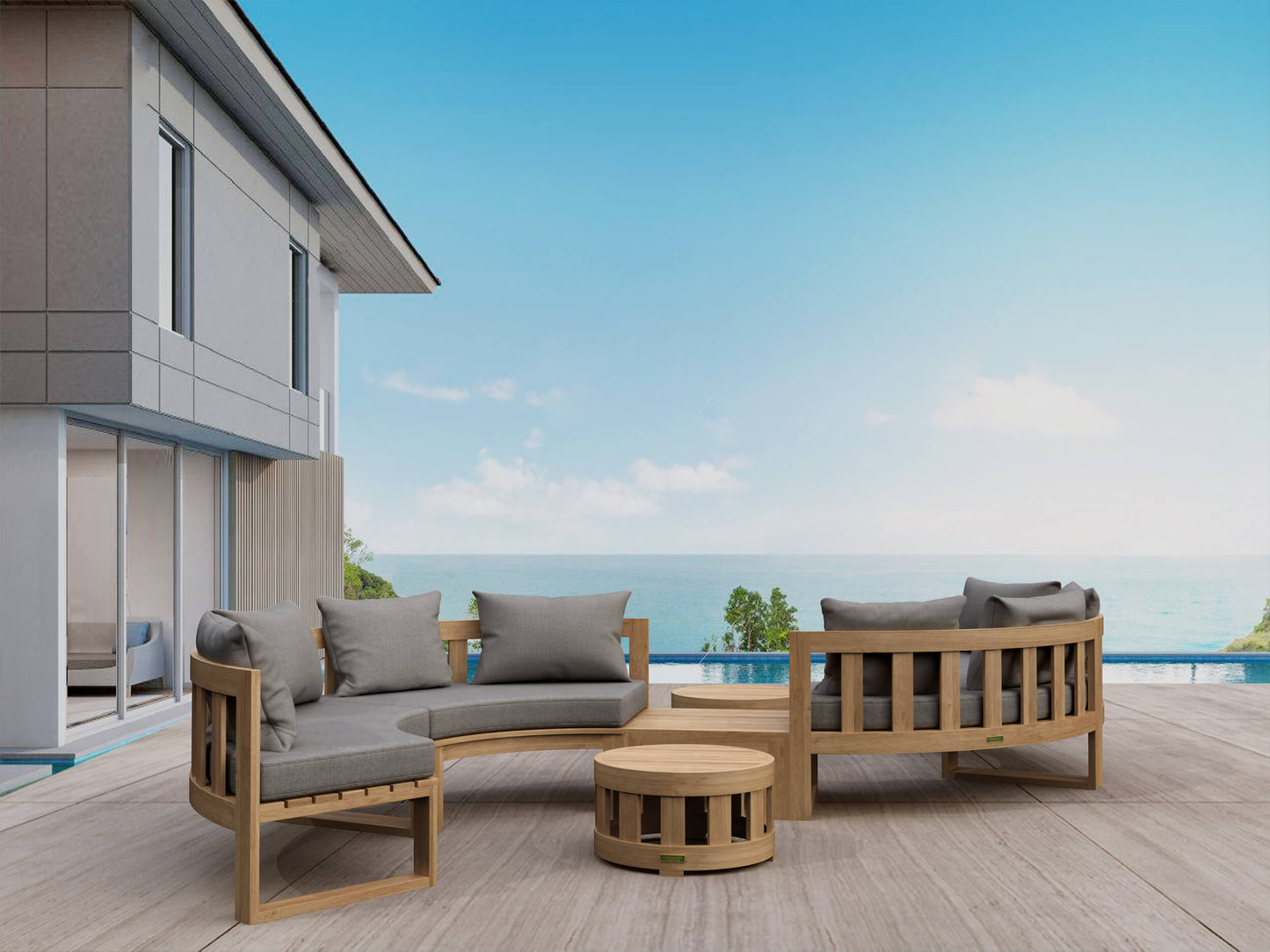 REPLACEMENT CUSHION SET-813 CIRCULAR MODULAR DEEP SEATING